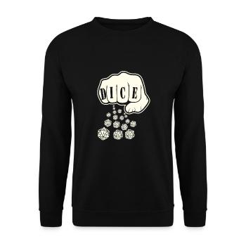 Jeu de rôle - Sweat-shirt Unisexe - noir - Devant - Alina (178cm) & Michal (187cm)