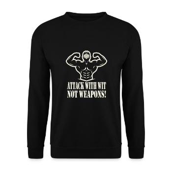 Jeu de rôle - Sweat-shirt Unisexe - noir - Devant - Alina (178cm) & Michal (187cm)
