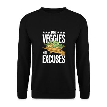 Lotissements dans la ville - Sweat-shirt Unisexe - noir - Devant - Alina (178cm) & Michal (187cm)
