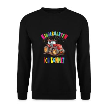 Kindergarten - Unisex Pullover - Schwarz - Vorne - Alina (178cm) & Michal (187cm)