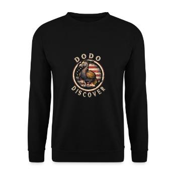Dodo - Unisex Pullover - Schwarz - Vorne - Alina (178cm) & Michal (187cm)
