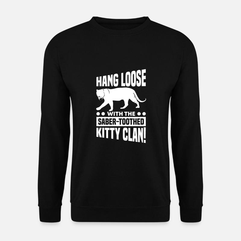 Dino - Unisex Pullover - Schwarz