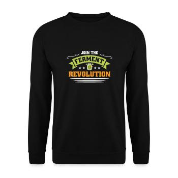 Cucumbers - Unisex Sweatshirt - black - Front - Alina (178cm) & Michal (187cm)