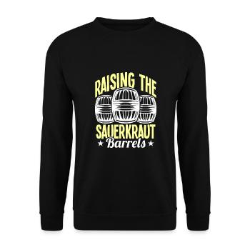 Sauerkraut - Unisex Sweatshirt - black - Front - Alina (178cm) & Michal (187cm)