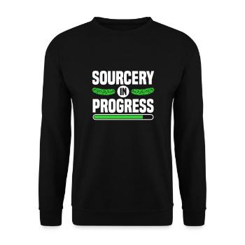 Cucumbers - Unisex Sweatshirt - black - Front - Alina (178cm) & Michal (187cm)