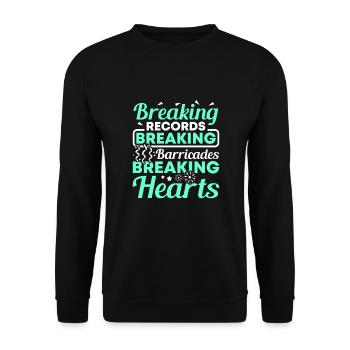 Festival - Unisex Pullover - Schwarz - Vorne - Alina (178cm) & Michal (187cm)
