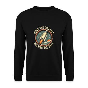 Festival - Unisex Pullover - Schwarz - Vorne - Alina (178cm) & Michal (187cm)