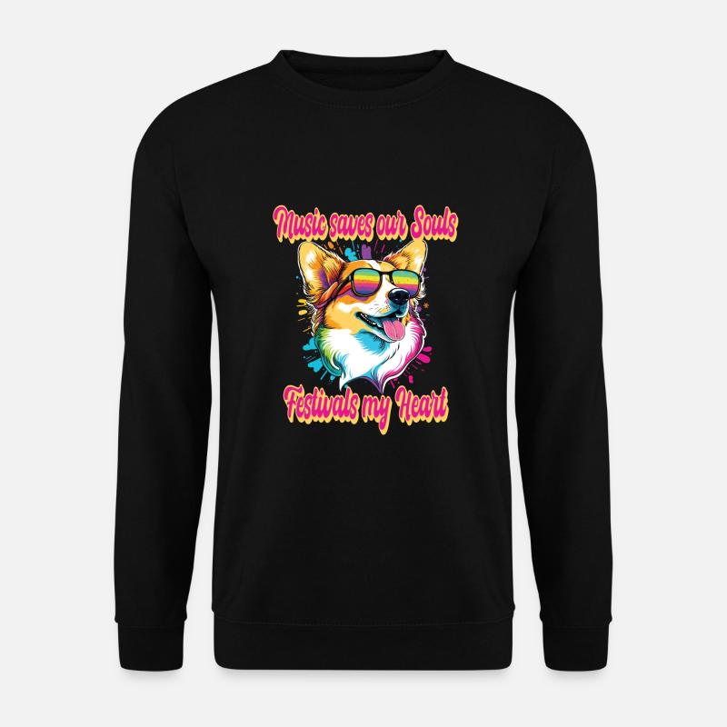 Festival - Unisex Pullover - Schwarz