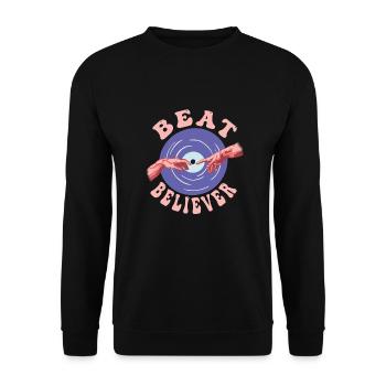 Festival - Unisex Pullover - Schwarz - Vorne - Alina (178cm) & Michal (187cm)