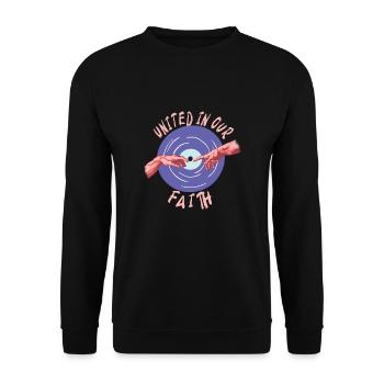 Festival - Unisex Pullover - Schwarz - Vorne - Alina (178cm) & Michal (187cm)