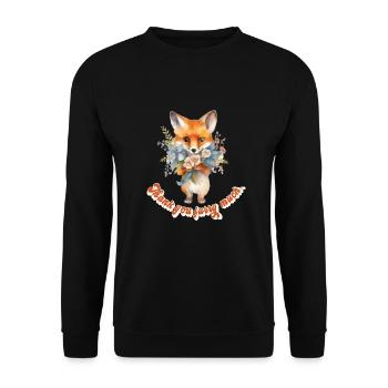 Furry Fandom - Unisex Sweatshirt - black - Front - Alina (178cm) & Michal (187cm)