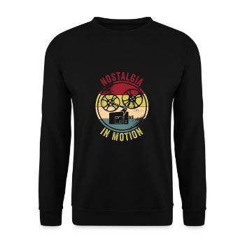 Vieux films - Sweat-shirt Unisexe - noir - Devant - Alina (178cm) & Michal (187cm)
