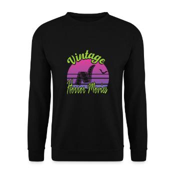 Vieux films - Sweat-shirt Unisexe - noir - Devant - Alina (178cm) & Michal (187cm)