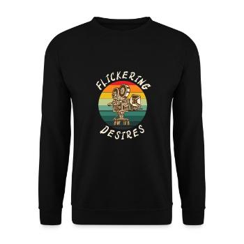 Vieux films - Sweat-shirt Unisexe - noir - Devant - Alina (178cm) & Michal (187cm)