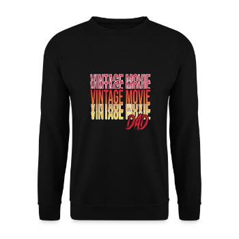 Vieux films - Sweat-shirt Unisexe - noir - Devant - Alina (178cm) & Michal (187cm)