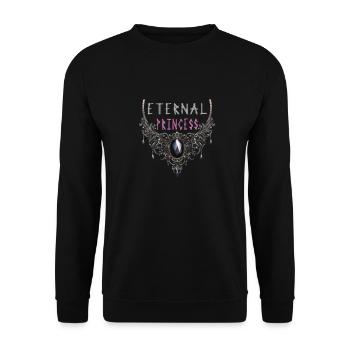 Goth Emo - Unisex Sweatshirt - black - Front - Alina (178cm) & Michal (187cm)