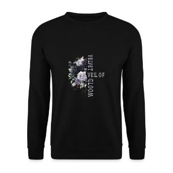 Goth Emo - Unisex Sweatshirt - black - Front - Alina (178cm) & Michal (187cm)