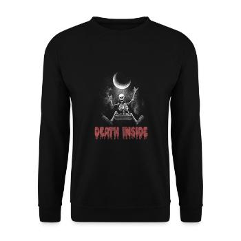 Goth Emo - Unisex Sweatshirt - black - Front - Alina (178cm) & Michal (187cm)