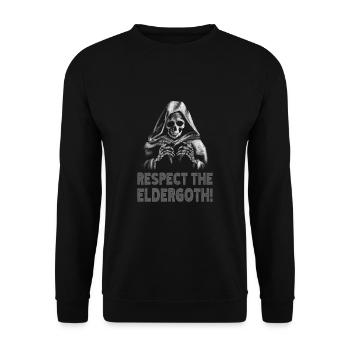 Goth Emo - Unisex Sweatshirt - black - Front - Alina (178cm) & Michal (187cm)