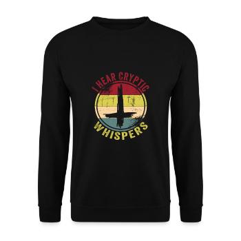 Goth Emo - Unisex Sweatshirt - black - Front - Alina (178cm) & Michal (187cm)
