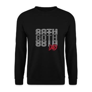 Goth Emo - Sweat-shirt Unisexe - noir - Devant - Alina (178cm) & Michal (187cm)