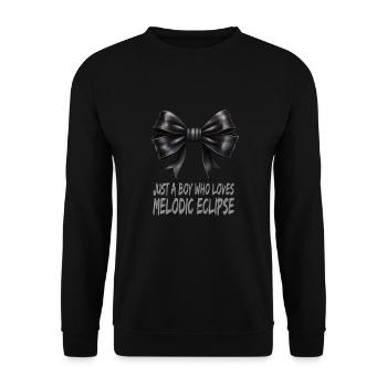 Goth Emo - Unisex Sweatshirt - black - Front - Alina (178cm) & Michal (187cm)