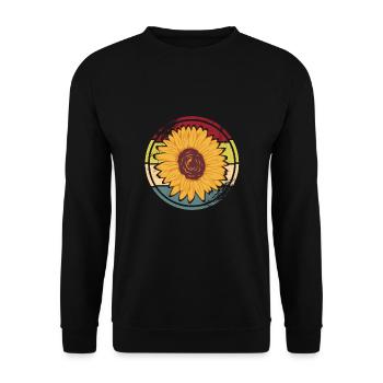 Hippy - Unisex Sweatshirt - black - Front - Alina (178cm) & Michal (187cm)