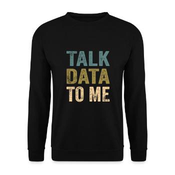 Daten Analytiker Datenschutz Beauftragter - Unisex Pullover - Schwarz - Vorne - Alina (178cm) & Michal (187cm)
