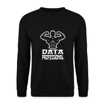 Daten Analytiker Datenschutz Beauftragter - Unisex Pullover - Schwarz - Vorne - Alina (178cm) & Michal (187cm)