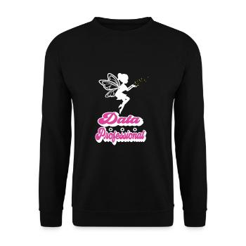 Daten Analytiker Datenschutz Beauftragter - Unisex Pullover - Schwarz - Vorne - Alina (178cm) & Michal (187cm)