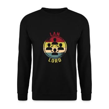 Network Engineer - Unisex Pullover - Schwarz - Vorne - Alina (178cm) & Michal (187cm)