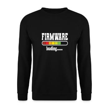 Network Engineer - Unisex Pullover - Schwarz - Vorne - Alina (178cm) & Michal (187cm)