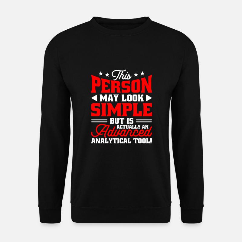 Daten Analytiker Datenschutz Beauftragter - Unisex Pullover - Schwarz