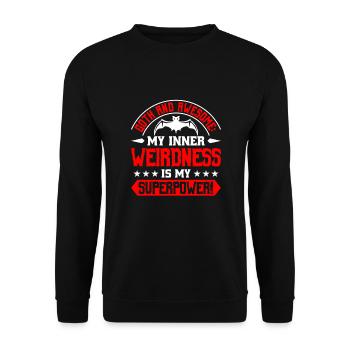 Goth Emo - Sweat-shirt Unisexe - noir - Devant - Alina (178cm) & Michal (187cm)