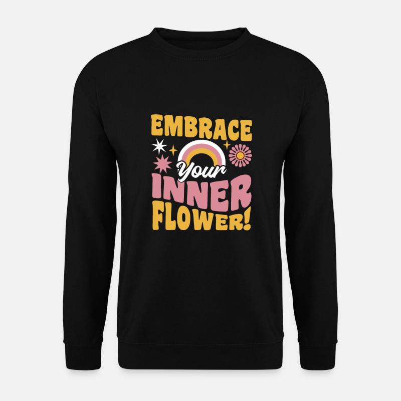 Hippie - Unisex Pullover - Schwarz