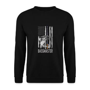 Pêche à la perche - Sweat-shirt Unisexe - noir - Devant - Alina (178cm) & Michal (187cm)