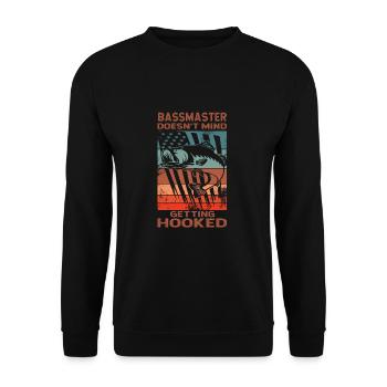 Pêche à la perche - Sweat-shirt Unisexe - noir - Devant - Alina (178cm) & Michal (187cm)