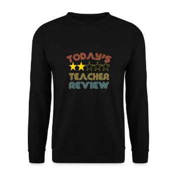 Schule - Unisex Pullover - Schwarz - Vorne - Alina (178cm) & Michal (187cm)