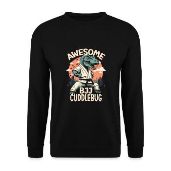 Jiu Jitsu - Sweat-shirt Unisexe - noir - Devant - Alina (178cm) & Michal (187cm)