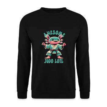 Judo - Sweat-shirt Unisexe - noir - Devant - Alina (178cm) & Michal (187cm)