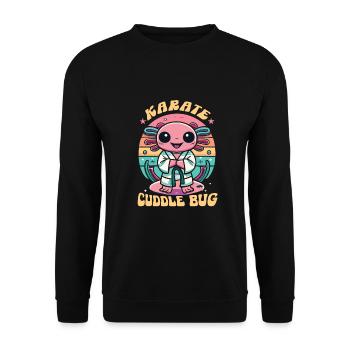 Karate - Unisex Pullover - Schwarz - Vorne - Alina (178cm) & Michal (187cm)