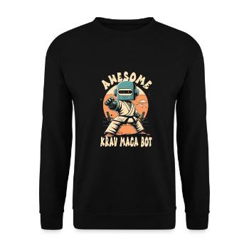 Krav Maga - Sweat-shirt Unisexe - noir - Devant - Alina (178cm) & Michal (187cm)