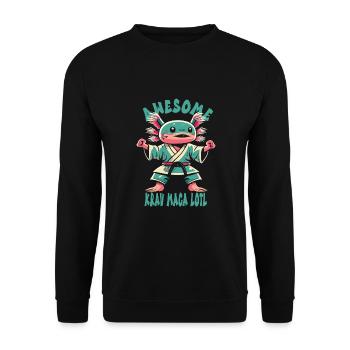 Krav Maga - Unisex Pullover - Schwarz - Vorne - Alina (178cm) & Michal (187cm)