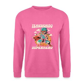 Teakwondo - Sweat-shirt Unisexe - rose - Devant