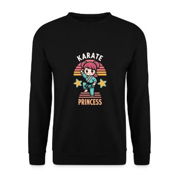 Karaté - Sweat-shirt Unisexe - noir - Devant - Alina (178cm) & Michal (187cm)