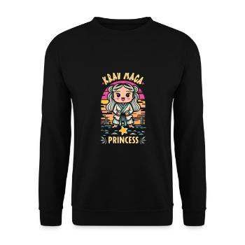 Krav Maga - Unisex Pullover - Schwarz - Vorne - Alina (178cm) & Michal (187cm)