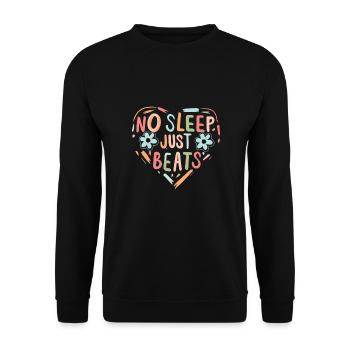 Festival - Unisex Pullover - Schwarz - Vorne - Alina (178cm) & Michal (187cm)