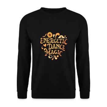 Festival - Unisex Pullover - Schwarz - Vorne - Alina (178cm) & Michal (187cm)