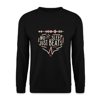 Festival - Unisex Pullover - Schwarz - Vorne - Alina (178cm) & Michal (187cm)