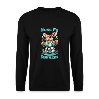 Kung Fu - Unisex Pullover - Schwarz - Vorne - Alina (178cm) & Michal (187cm)